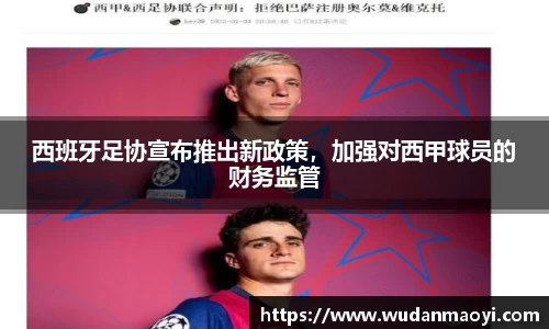 西班牙足协宣布推出新政策，加强对西甲球员的财务监管