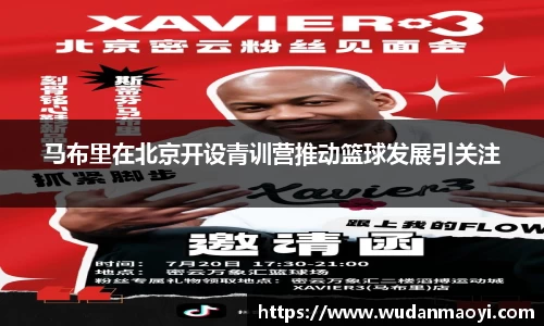 马布里在北京开设青训营推动篮球发展引关注