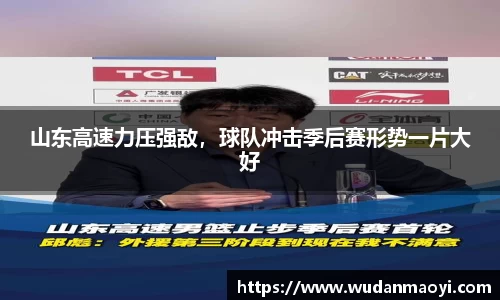 山东高速力压强敌，球队冲击季后赛形势一片大好