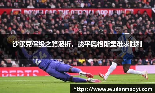 沙尔克保级之路波折，战平奥格斯堡难求胜利